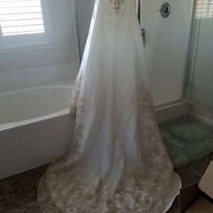 Wedding dress and accessories
